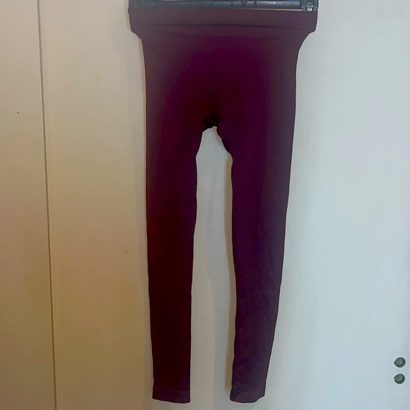 Shapermint leggings in deep magenta size S P in preowned condition - Picture 1 of 8